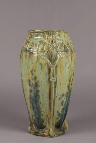XXe siècle - Vase au gui l'an neuf par Mougin