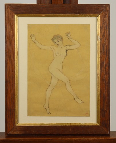 Dancer - Armand Rassenfosse (1862-1934) - Paintings & Drawings Style Art nouveau