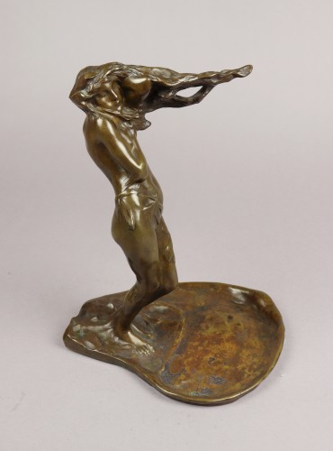 Bronze vide-poches - Bernhard Hoetger (1874-1949) - Sculpture Style Art nouveau