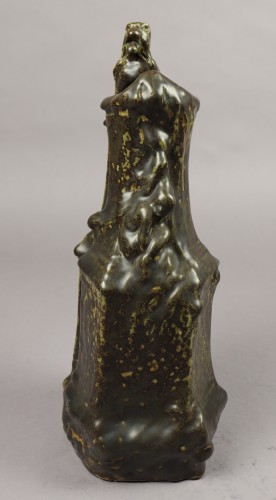 Glazed grès vase - Georges Hoentschel (1855-1915) - Porcelain & Faience Style Art nouveau