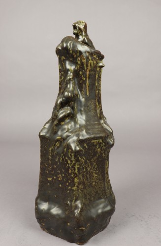 Antiquités - Glazed grès vase - Georges Hoentschel (1855-1915)