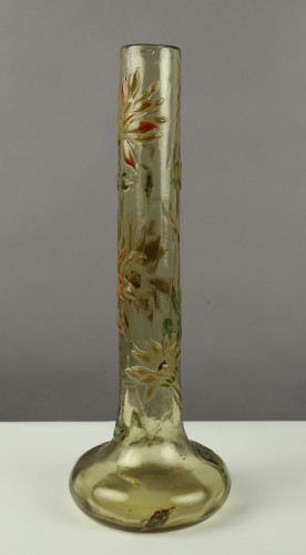 Bulb vase by Emile Gallé - 