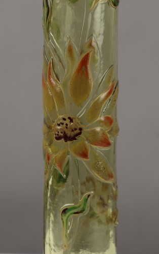 Bulb vase by Emile Gallé - Art nouveau
