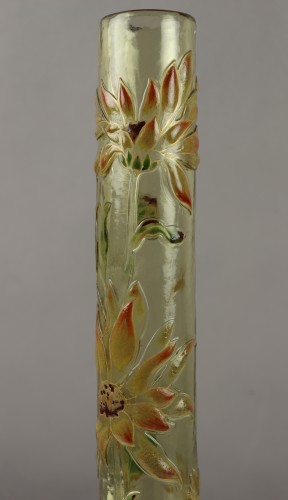 Antiquités - Bulb vase by Emile Gallé