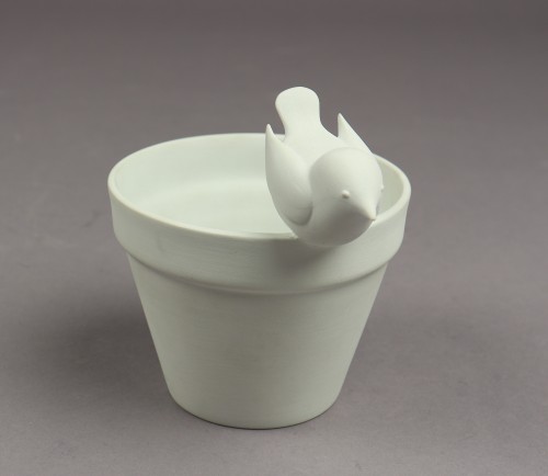 Pot oiseau dit aussi Pot Bagatelle par François-Xavier Lalanne, 1998. - Art Revival