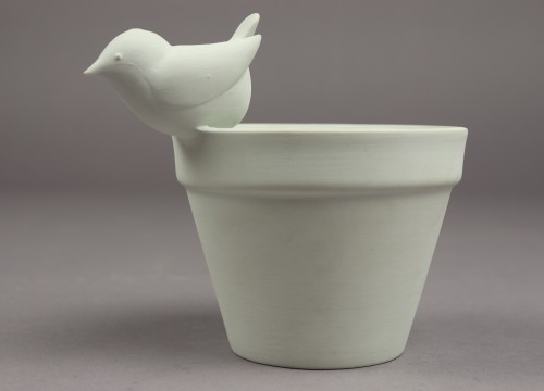 Antiquités - Pot oiseau dit aussi Pot Bagatelle par François-Xavier Lalanne, 1998.