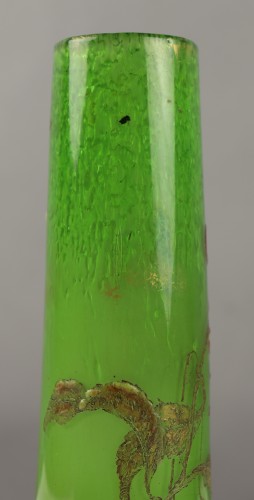 Emile Gallé - Vase With Enamelled Flowers - 