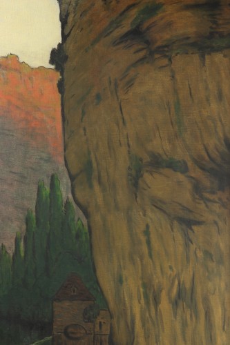 Paysage de vallée - Maurice Chabas (1862-1947) - Art Revival