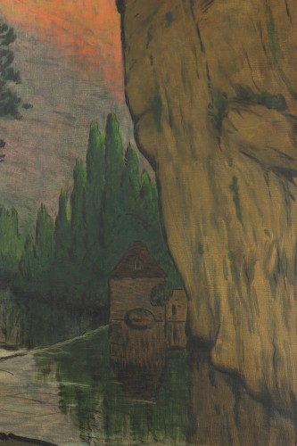 Paysage de vallée - Maurice Chabas (1862-1947) - 