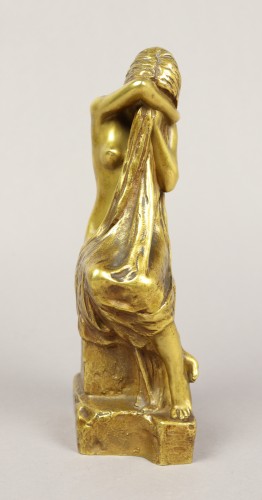 Young woman crying -  Albert Bartholomé (1848-1928) - Sculpture Style Art nouveau