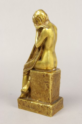 XXe siècle - Jeune femme pleurant - Albert Bartholomé (1848-1928)