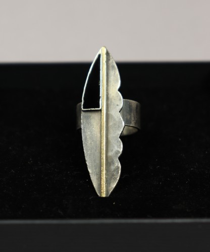 Silver ring - Jean Després (1889-1980) - Antique Jewellery Style Art Déco