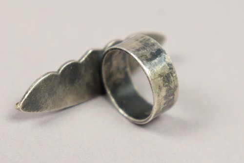 Art Déco - Silver ring - Jean Després (1889-1980)