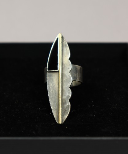 Antiquités - Silver ring - Jean Després (1889-1980)