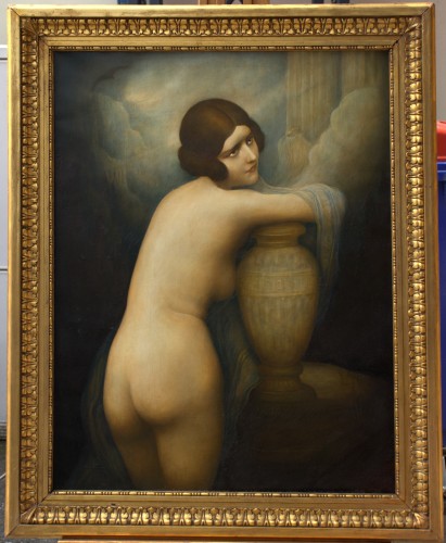 Symbolist nude - Léonard Sarluis 1874-1949) - Paintings & Drawings Style Art nouveau
