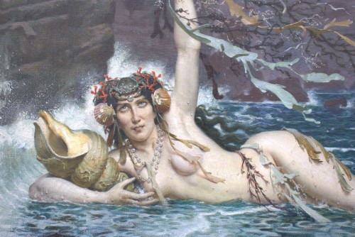 XXe siècle - Néréide par Hippolyte-Casimir Gourse (1870-1932)