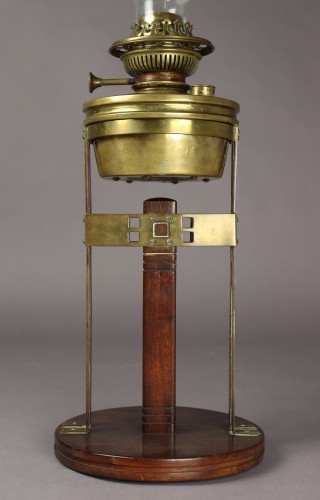 Kerosene lamp by Gustave Serrurier-Bovy - Lighting Style Art nouveau