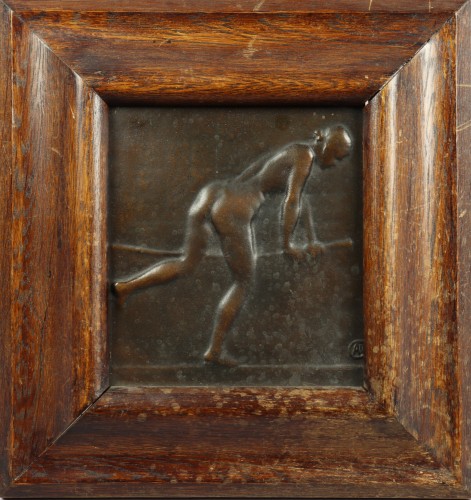 Femme entrant dans sa baignoire - Alexandre Charpentier (11856-1909)