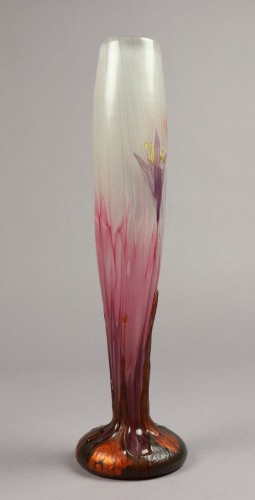 XXe siècle - Emile Gallé - Vase Crocus