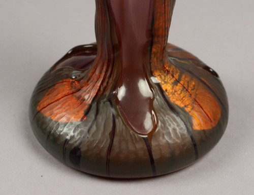 Antiquités - Emile Gallé - Vase Crocus