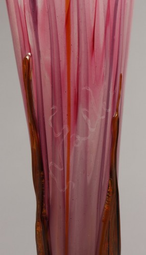 Antiquités - Emile Gallé - Vase Crocus