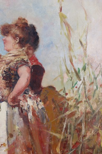 Les Sévillanes by Constantin Meunier (1831-1905) - Art nouveau