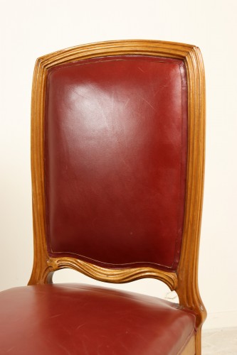 Pair of Berce des Prés chairs by Emile Gallé - 