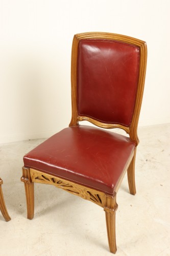 Pair of Berce des Prés chairs by Emile Gallé - Art nouveau