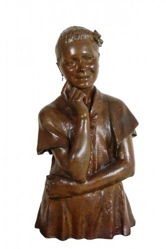 Buste de jeune créole par Albert César Cappabianca