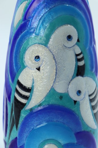 Vase aux oiseaux par Henriette Marty - Art Déco