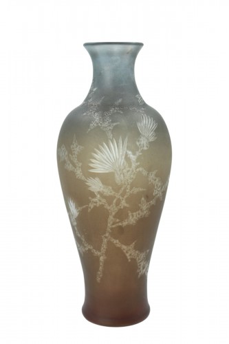 Thistle vase by Jules Habert-Dys