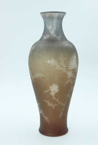 Glass & Crystal  - Thistle vase by Jules Habert-Dys