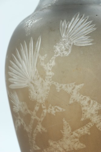 Thistle vase by Jules Habert-Dys - Art nouveau