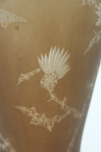 Art nouveau - Thistle vase by Jules Habert-Dys