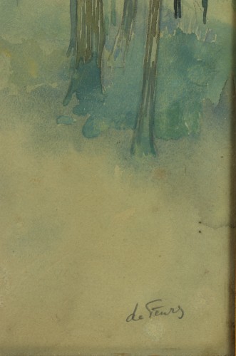 La clairière par Georges de Feure (1868–1943) - Art Revival