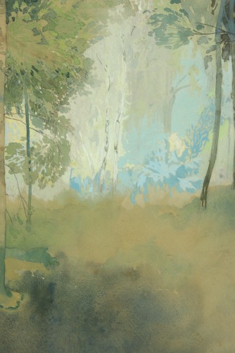 La clairière par Georges de Feure (1868–1943) - Art nouveau
