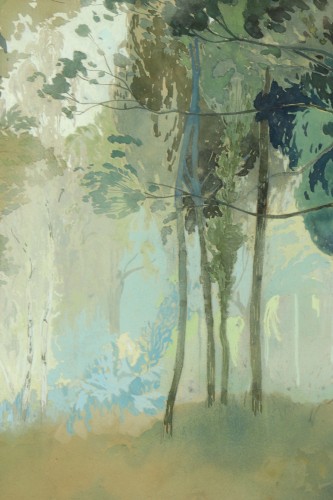 Art nouveau - La clairière par Georges de Feure (1868–1943)