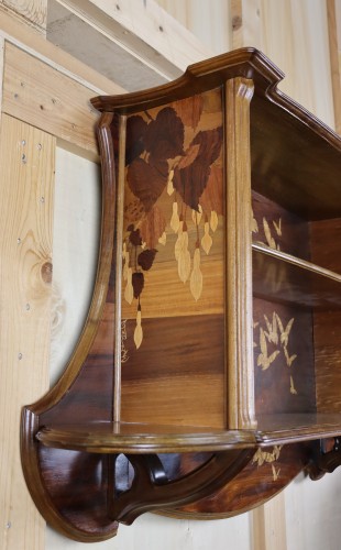 Furniture  - Marquetry shelf by Emile Gallé