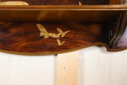 19th century - Marquetry shelf by Emile Gallé