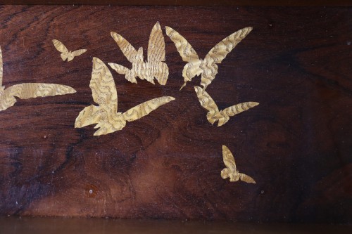 Marquetry shelf by Emile Gallé - Art nouveau