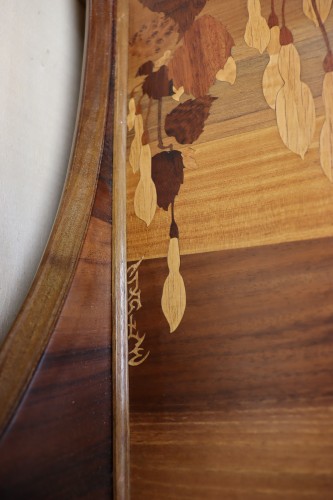 Art nouveau - Marquetry shelf by Emile Gallé