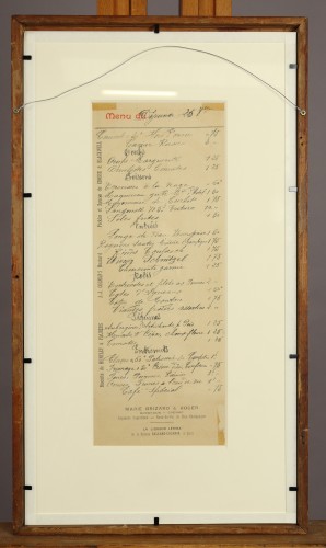 Engravings & Prints  - Alphonse Mucha - Menu of the Bosnian Pavilion for the 1900 Universal Exhibition