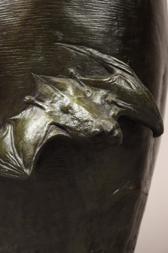 19th century - Vase with bats by Hans Stoltenberg-Lerche