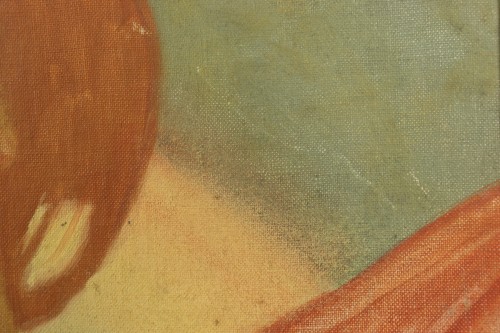 XXe siècle - Portrait symboliste ou Etude pour l'Effort par Emile Fabry (1865-1966)