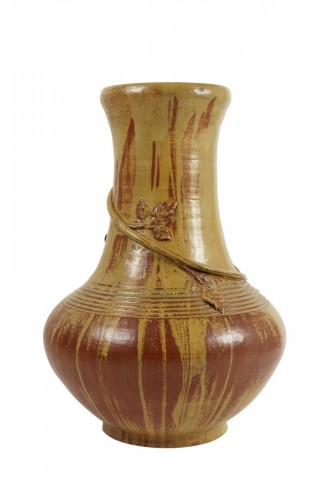 Important vase en grès par Paul Jeanneney