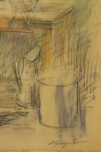 19th century - Woman at her toilette, by François Joseph Guiguet