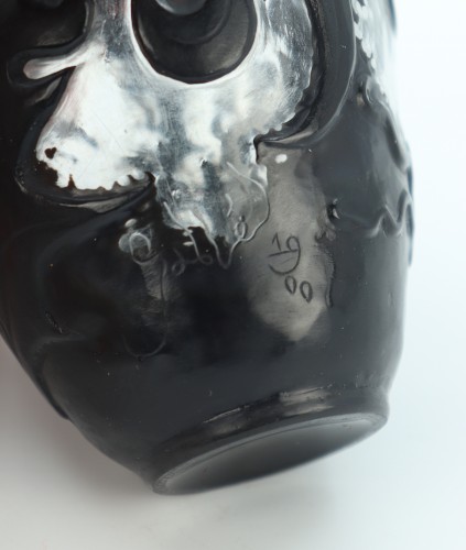 Antiquités - Sadness vase by Emile Gallé