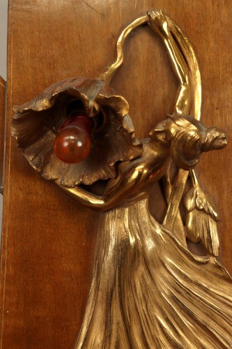 Luminaires Appliques - Applique murale par Auguste Eugène Rubin (1841-1909)