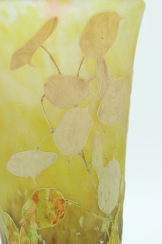 Daum with honesty decoration - Art nouveau