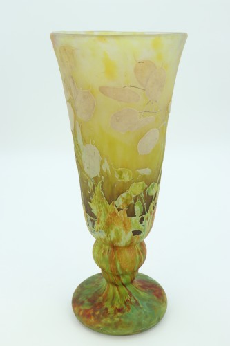 Art nouveau - Daum with honesty decoration